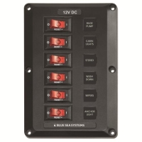 Säkringspanel Blue Sea 6St