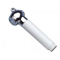 Duschhandtag Tryckknapp Vit