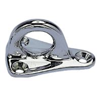 Fenderfäste med öga 51x34 förkromad