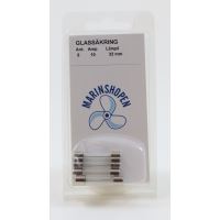 Glassäkring 6,3x32mm 10a 5/st