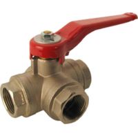 Kulventil 3-Vägs L 1/2"