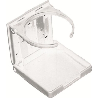 Burkhållare Plast Vit