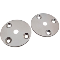 Fästplatta Grabbräcke Rund 2St