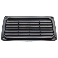 Ventilator Svart Plast 200X1