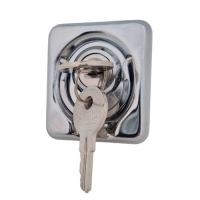 Lucklås Förkromad Mässing