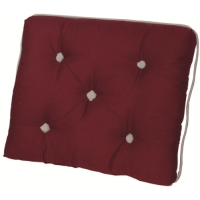 Kapokkudde Vinröd Enkel