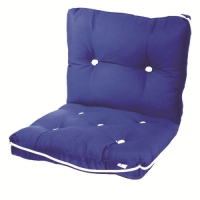 Kapokkudde Blå Dubbel