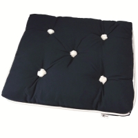 Kapokkudde Marinblå Enkel