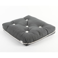 Kapokkudde Grå Enkel