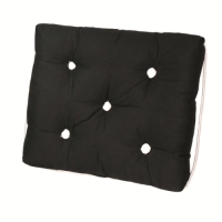 Kapokkudde Svart Enkel