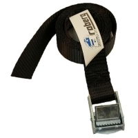 Band/Lås 25Mm X 1,5M Svart 2St