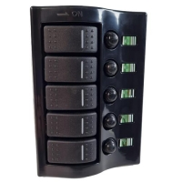 Strömbr.Panel V-Tät Svart