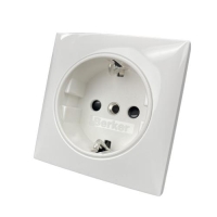 Berker Vägguttag 250V 16A Vit