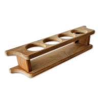 Glashållare 4 Glas Teak Roca