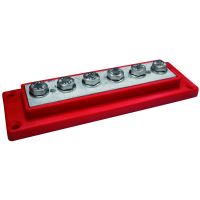 Kopplingsplint 6 x M8 Röd