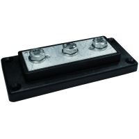 Kopplingsplint 3 x M8 Svart