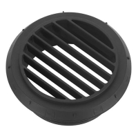 Utblåsningsventil 90Mm Svart