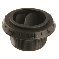 Utblås 60Mm Stängbar Svart