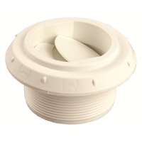 Utblås 60Mm Stängbar Vit